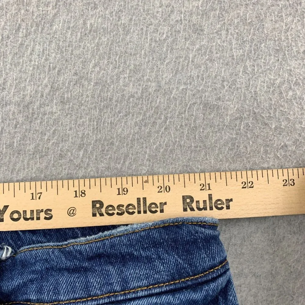 Abercrombie & Fitch Jeans 35/20R 90s Straight Ultra High Rise Stretch Denim - Picture 10 of 16